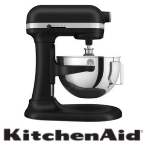 KitchenAid KSM50HDPBK Cast-iron 5qt mixer with attachments